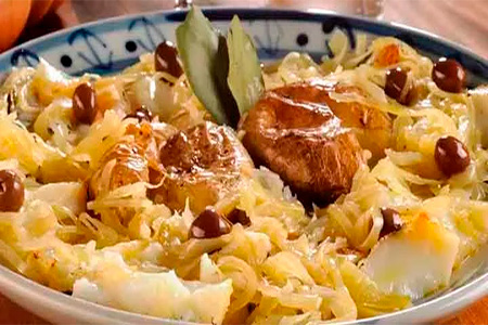 Tibornada com Bacalhau Assado