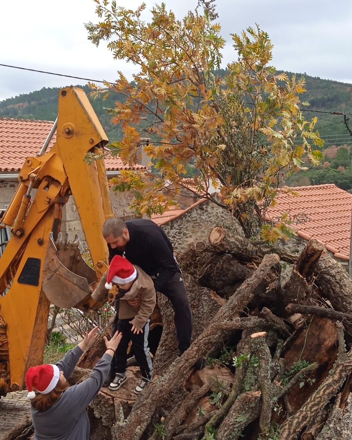 Ultimos detalhes do madeiro